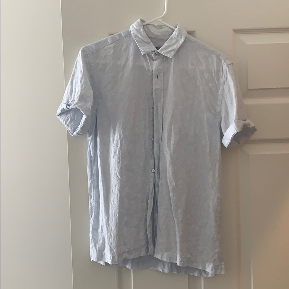 Zara Lace Short Sleeve Shirt